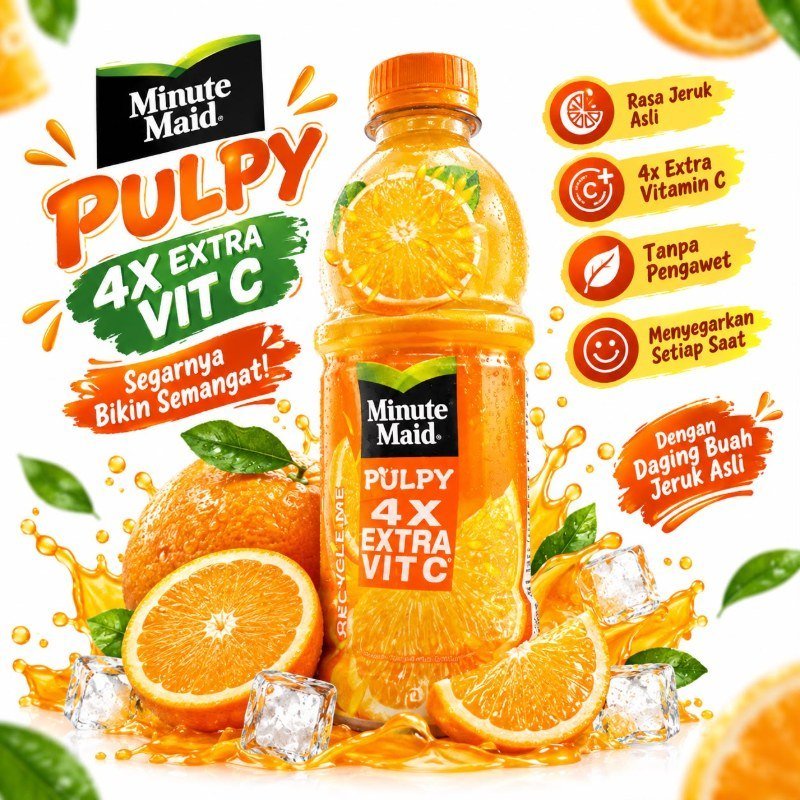 Minute Maid Pulpy Orange 4X Extra Vitamin C