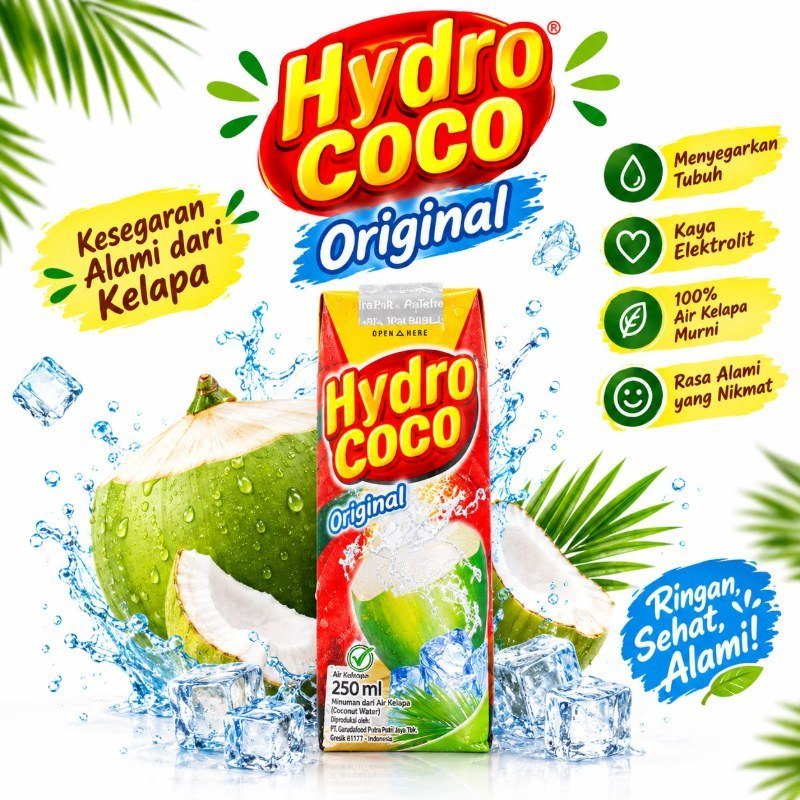 Hydro Coco Original Air Kelapa Asli (Kotak 250 ml)